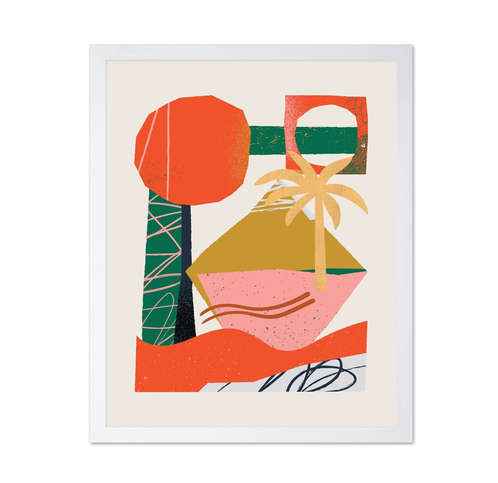 Abstract Beach Collage