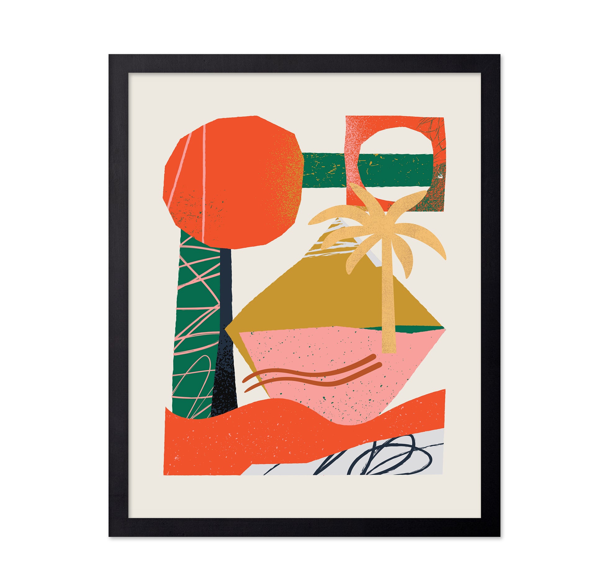 Abstract Beach Collage
