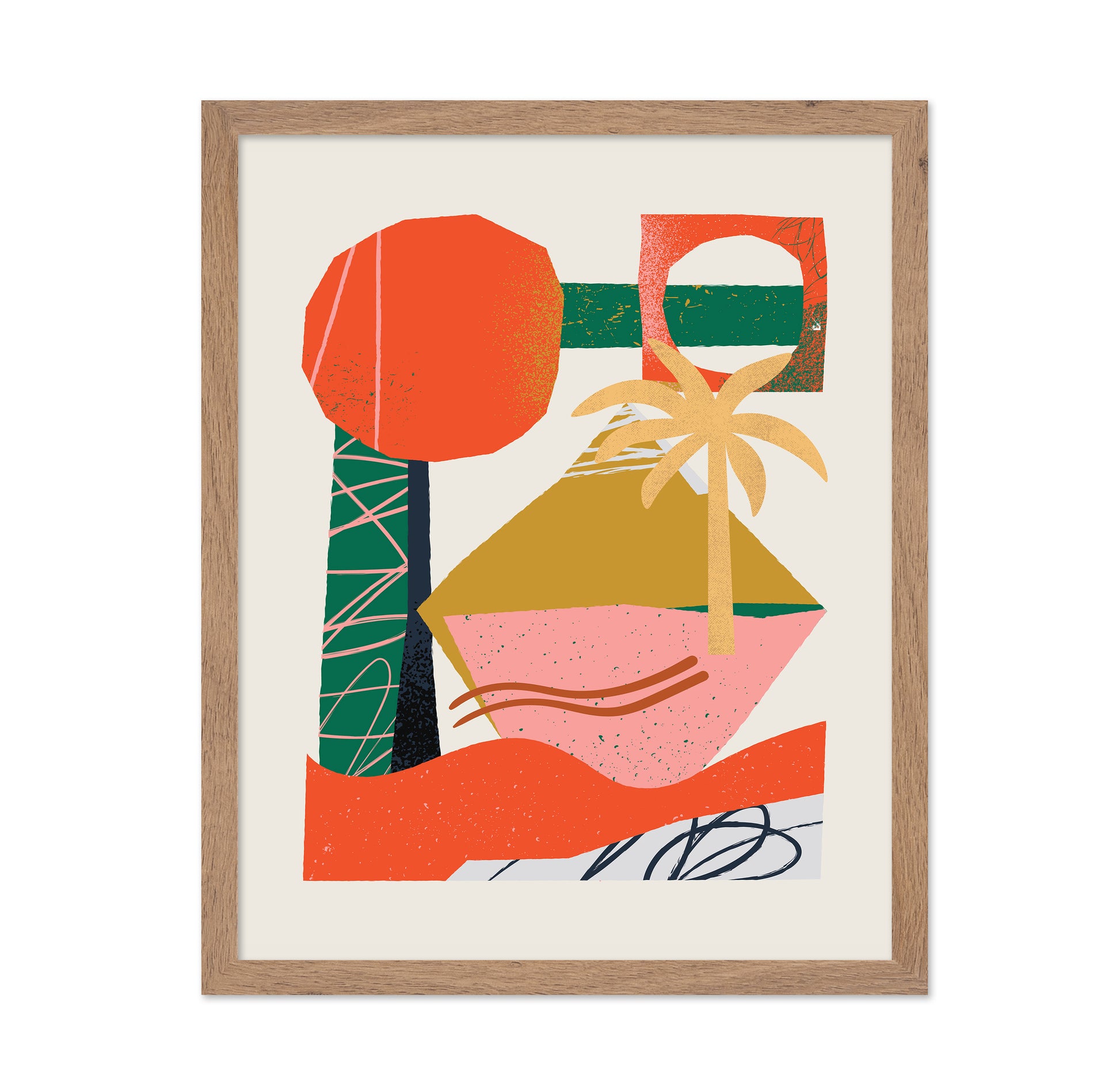 Abstract Beach Collage