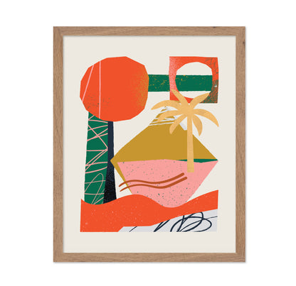 Abstract Beach Collage