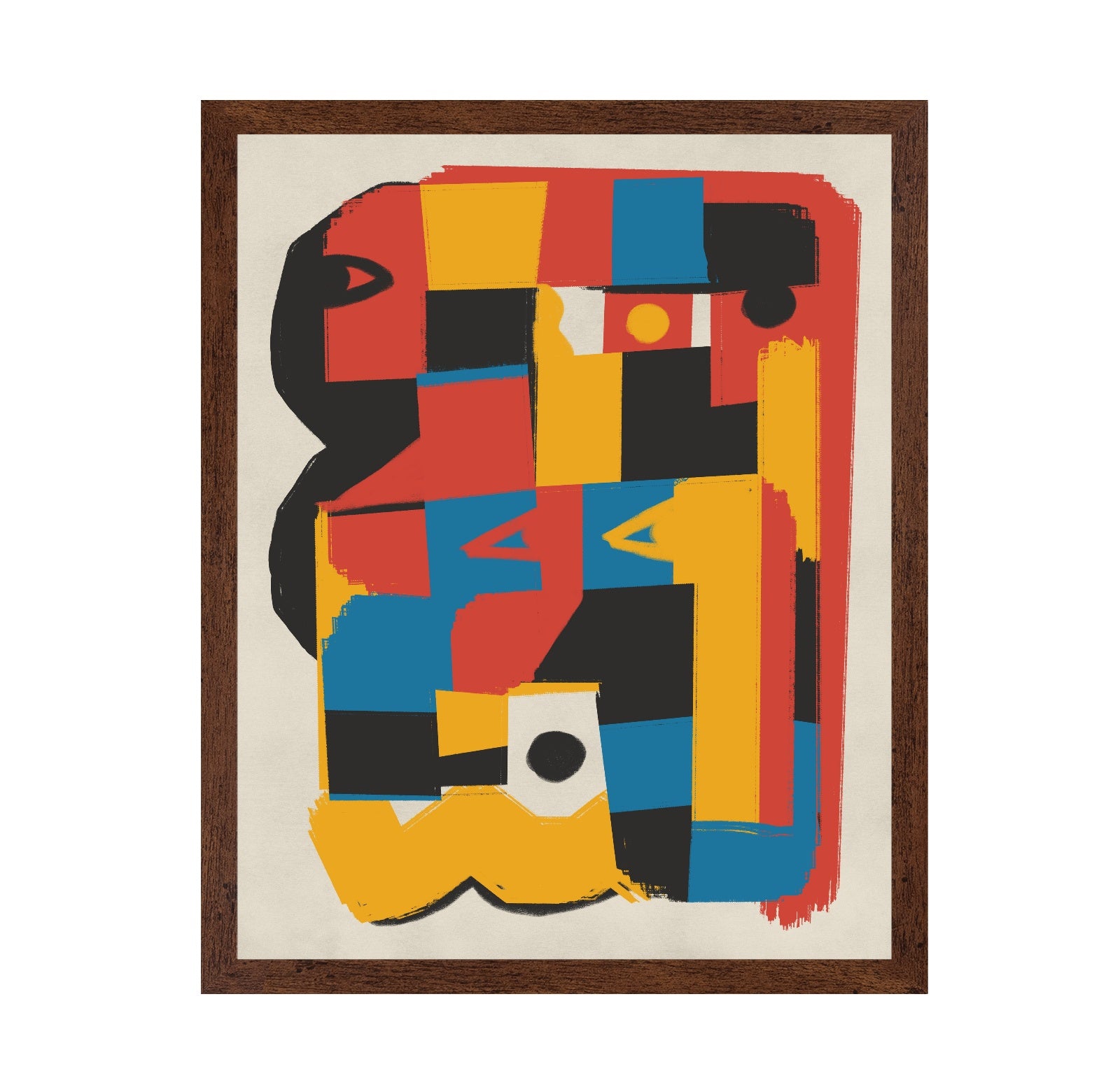 Bauhaus Abstract Color Block