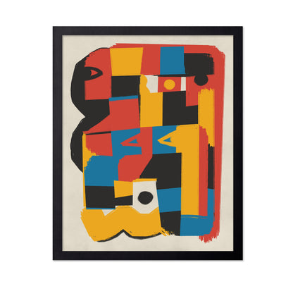 Bauhaus Abstract Color Block