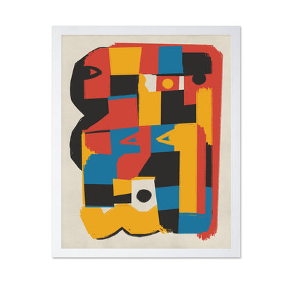 Bauhaus Abstract Color Block