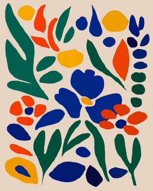 Colorful Abstract Leaves