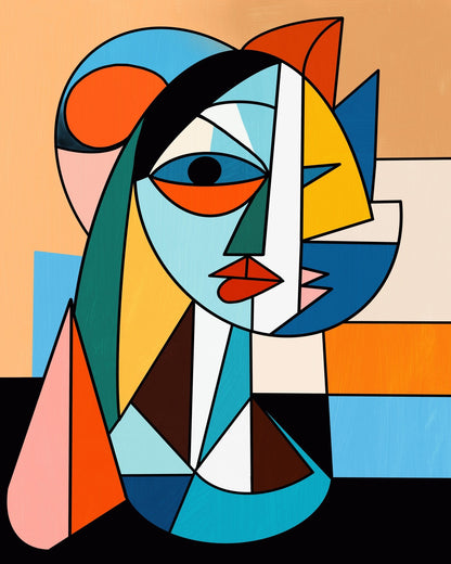 Cubism Portrait of a Lady