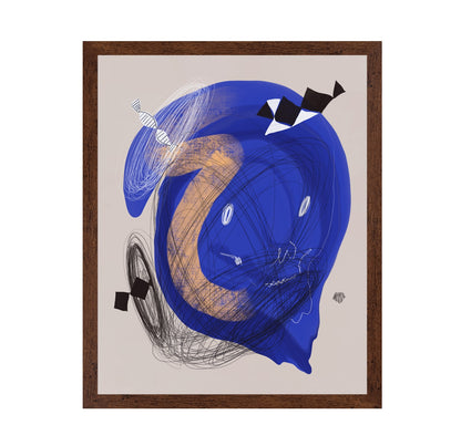 Chaotic Blue Whirl
