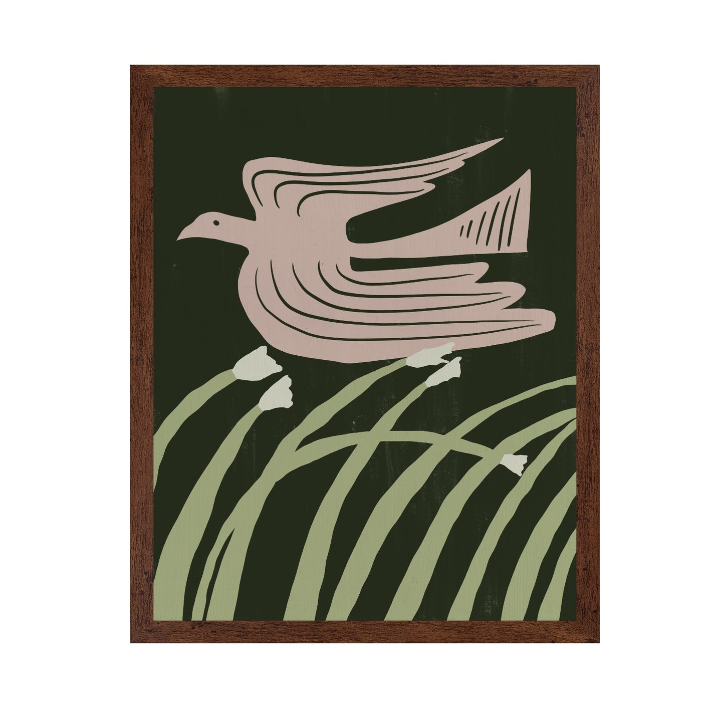 Stylized Bird In Flight