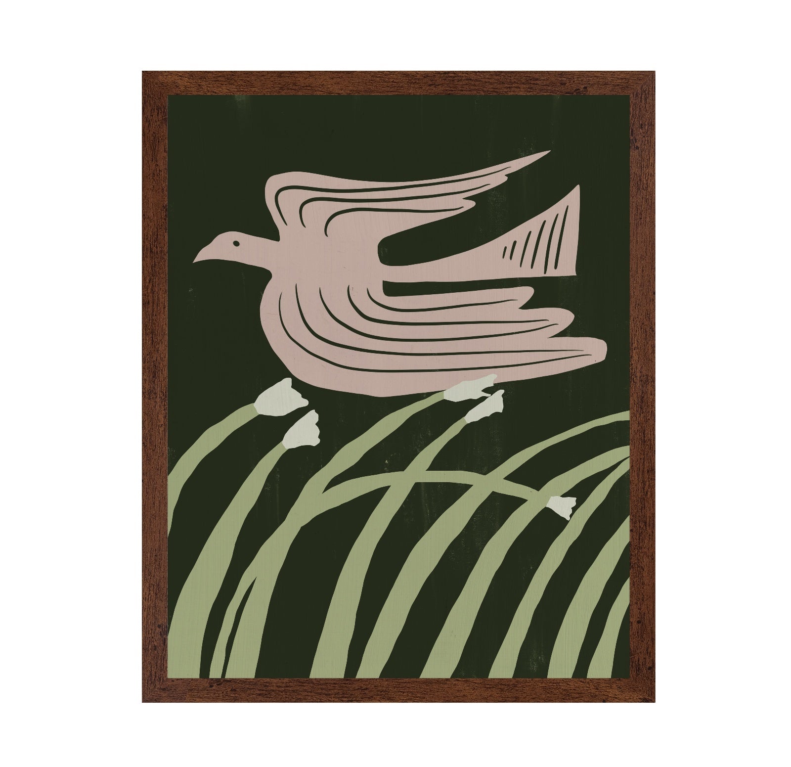 Stylized Bird In Flight