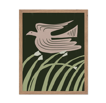 Stylized Bird In Flight
