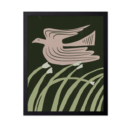 Stylized Bird In Flight