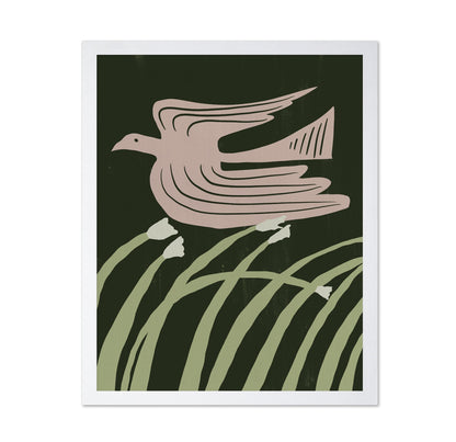 Stylized Bird In Flight