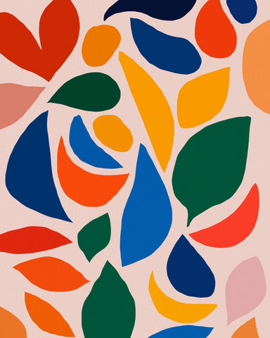 Colorful Leaf Shape
