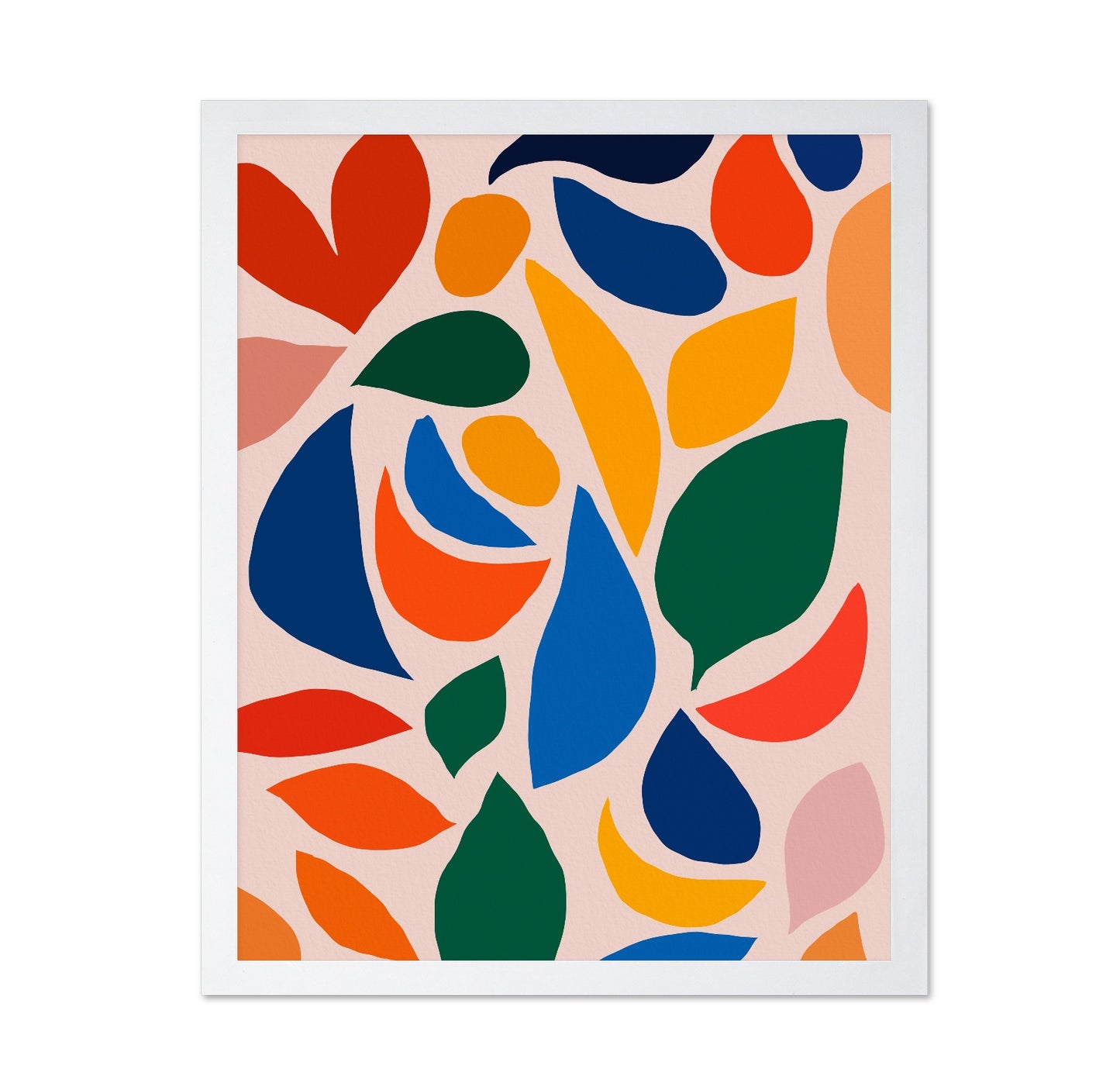Colorful Leaf Shape