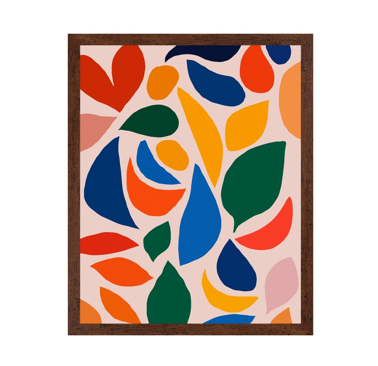 Colorful Leaf Shape