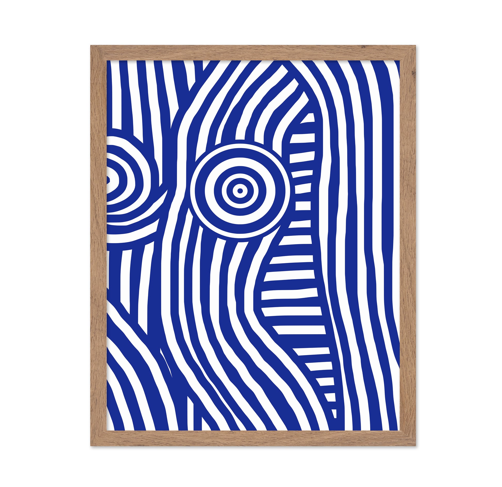 Front Blue and White Striped Nude