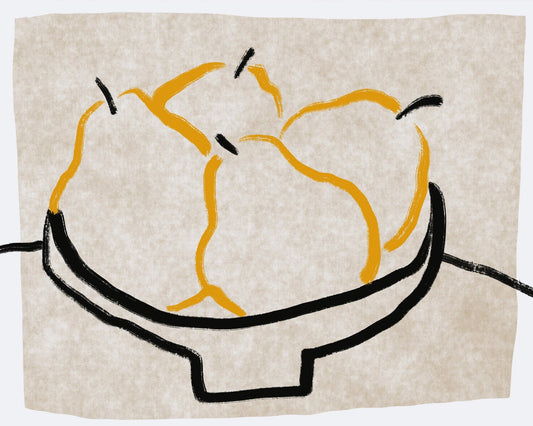 Line Art Pear