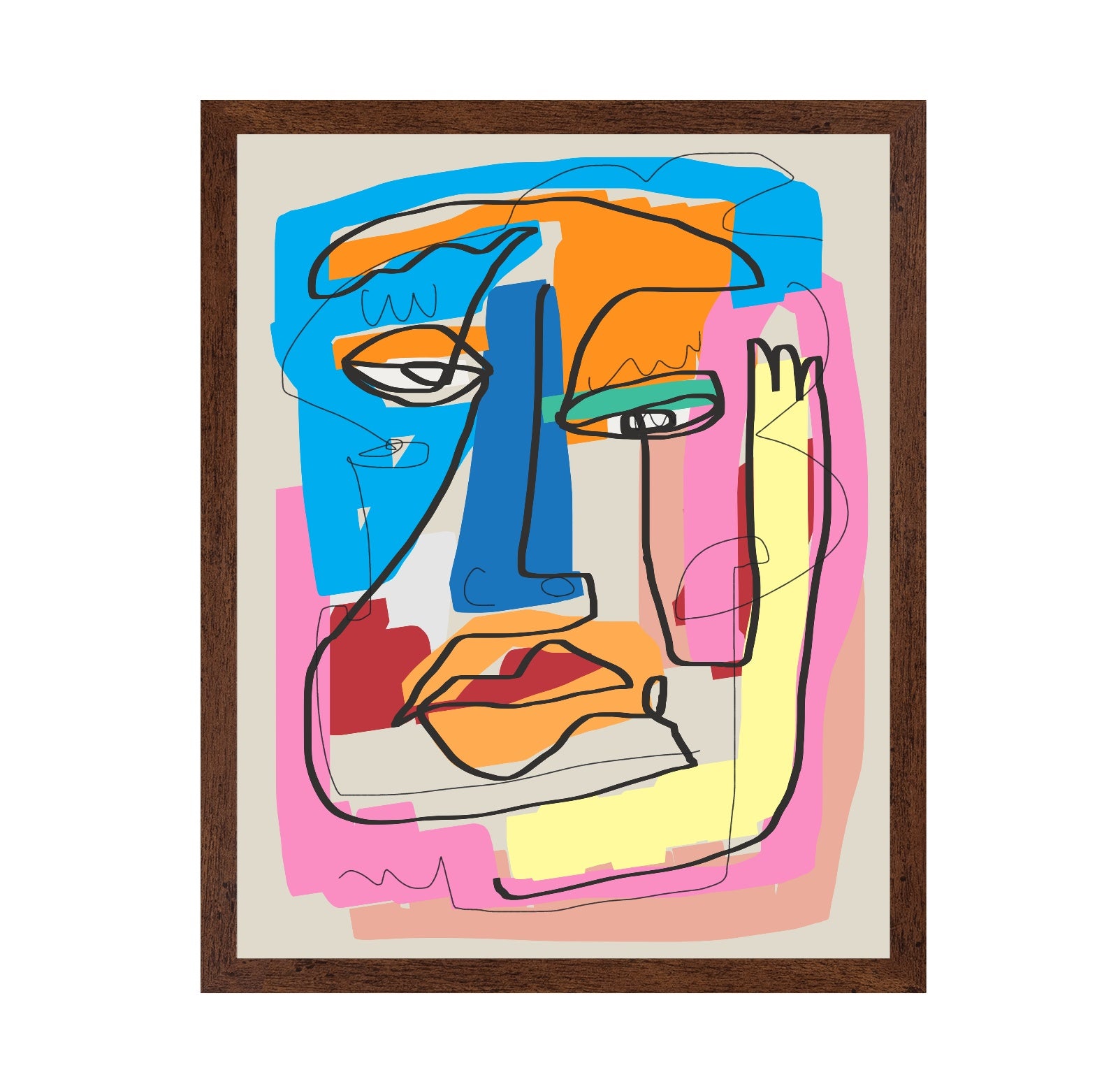 Abstract Candid Portrait