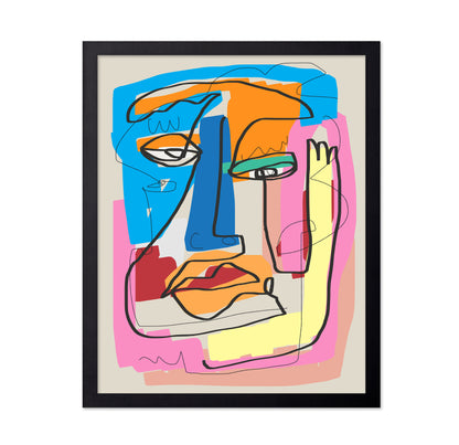 Abstract Candid Portrait