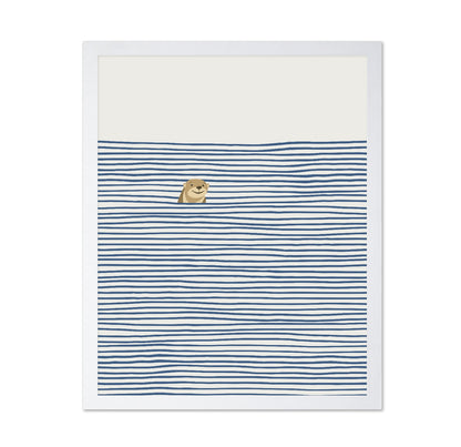 Otter in the Waves