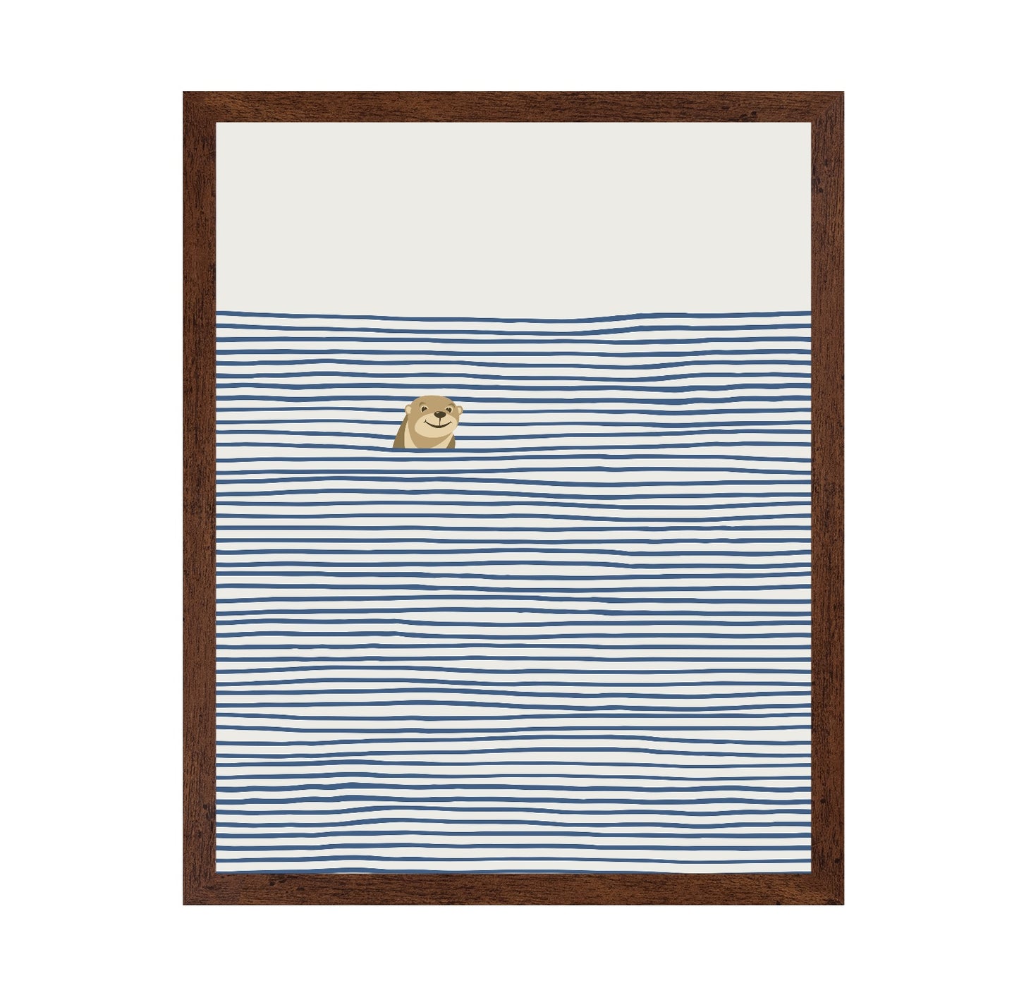 Otter in the Waves