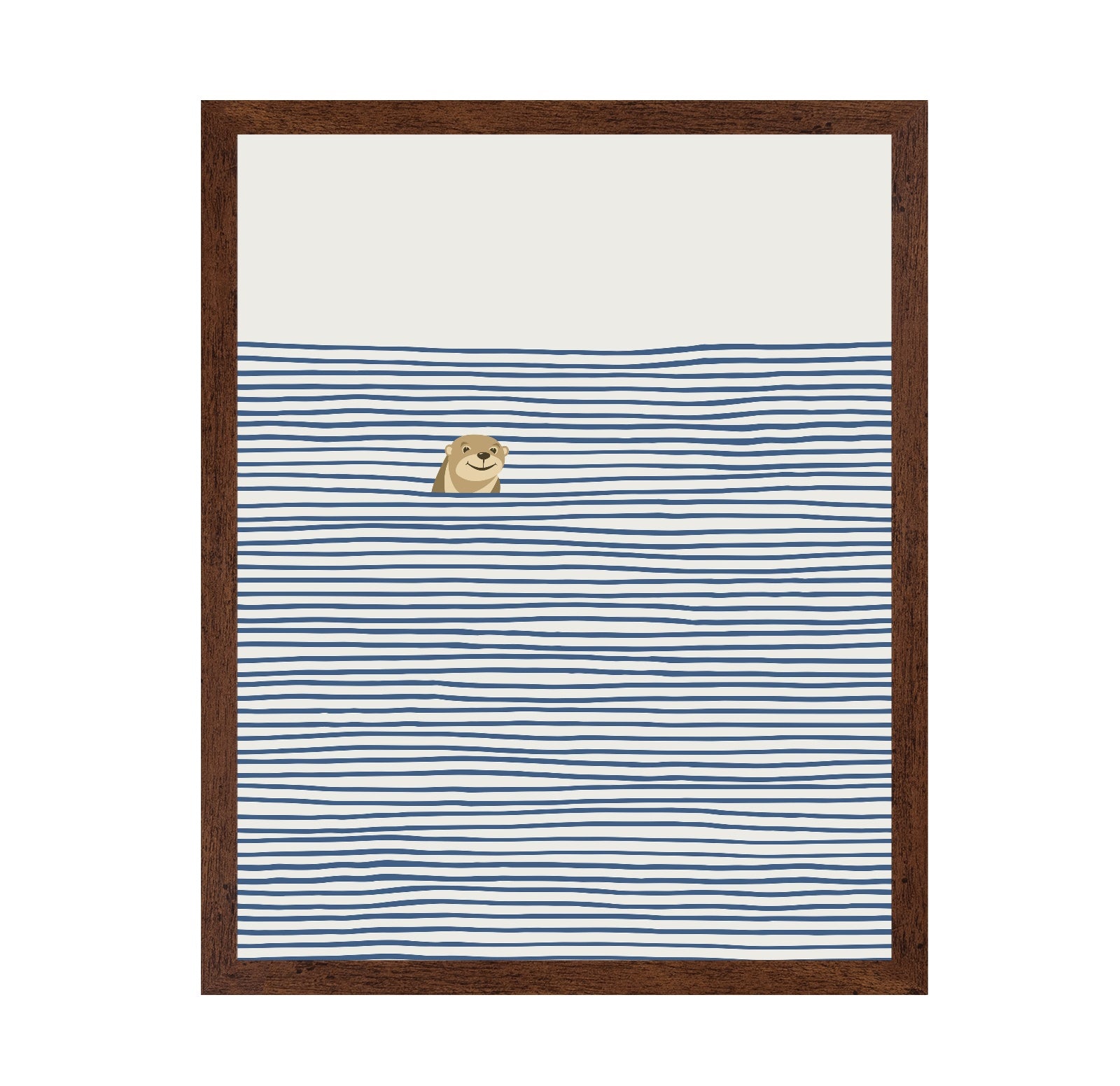 Otter in the Waves