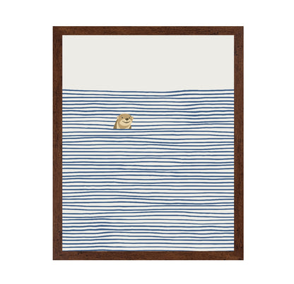 Otter in the Waves