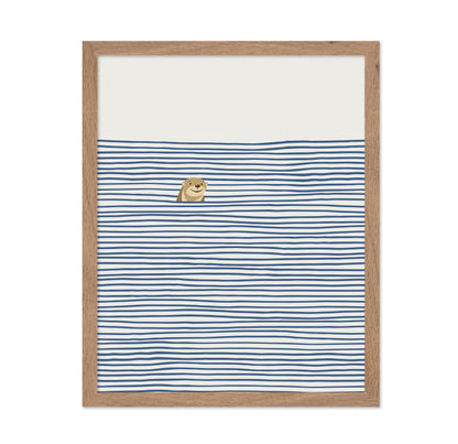 Otter in the Waves
