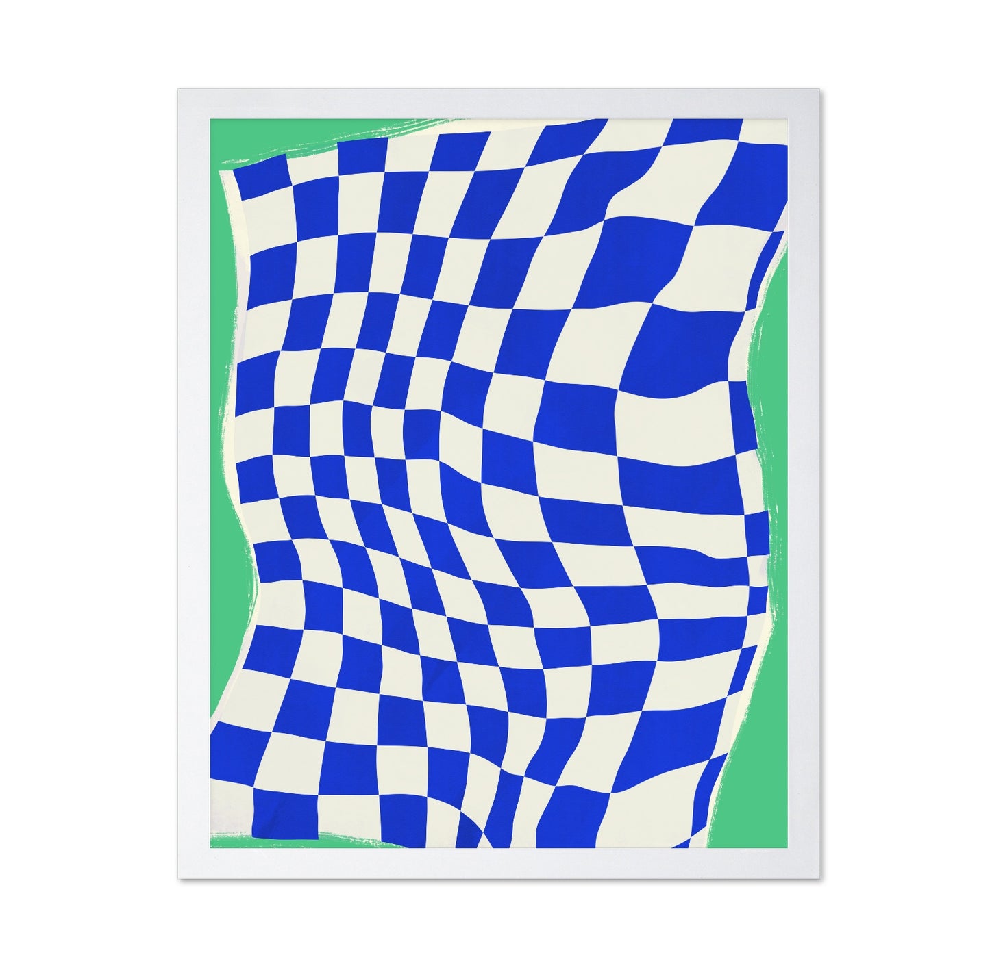Blue Checker Pattern