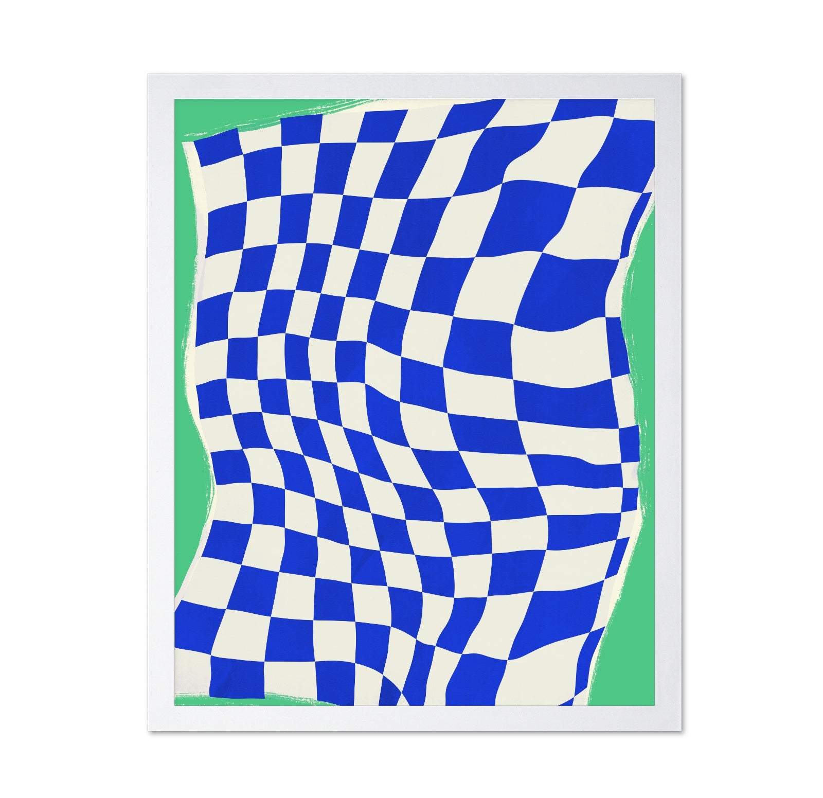 Blue Checker Pattern
