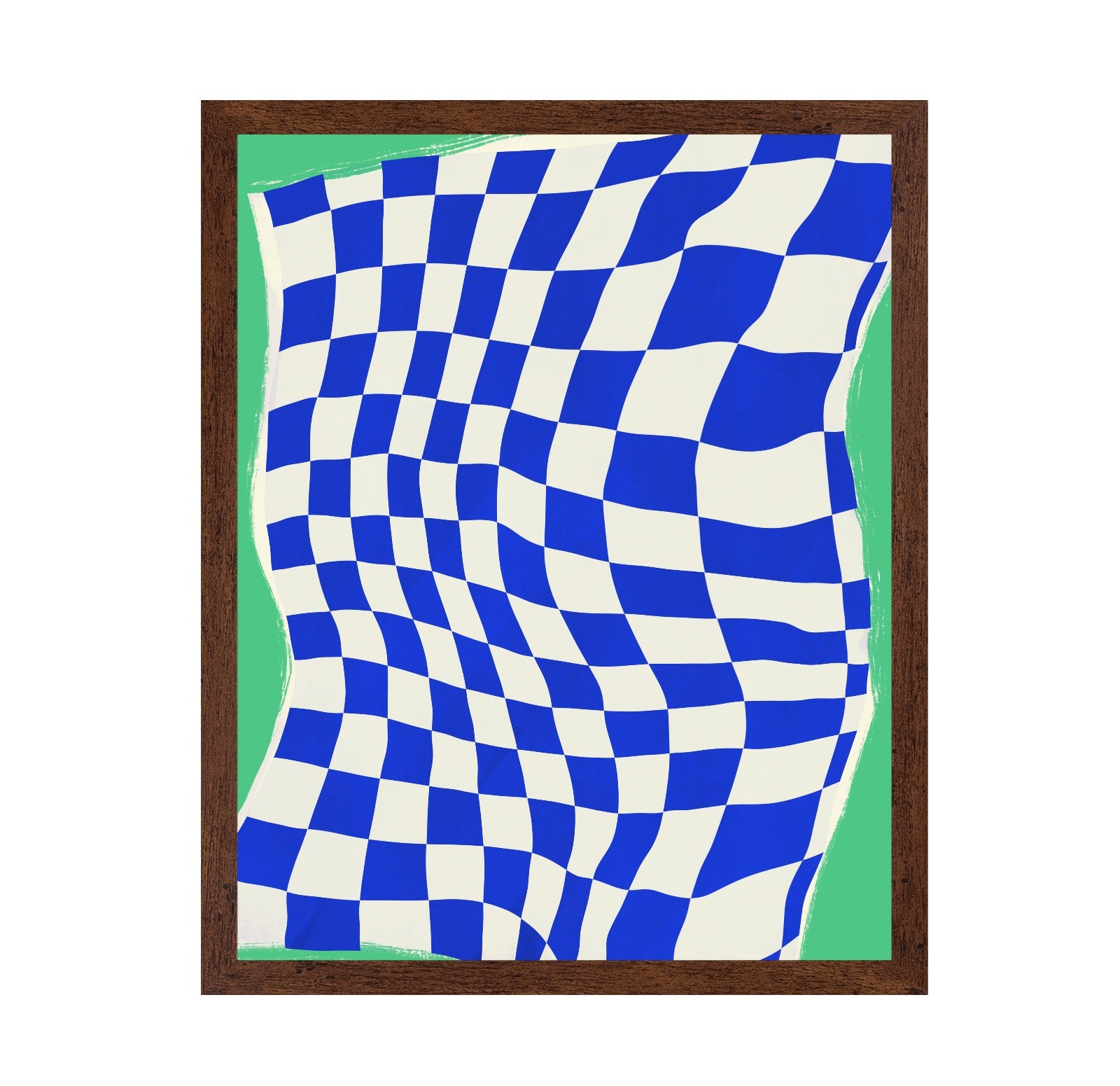 Blue Checker Pattern
