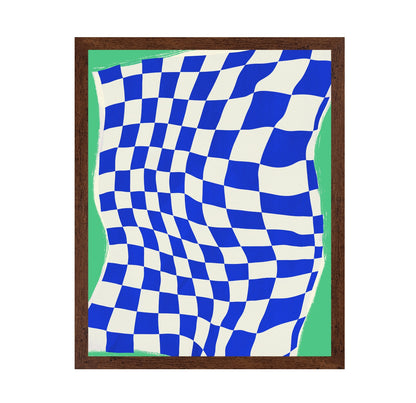 Blue Checker Pattern