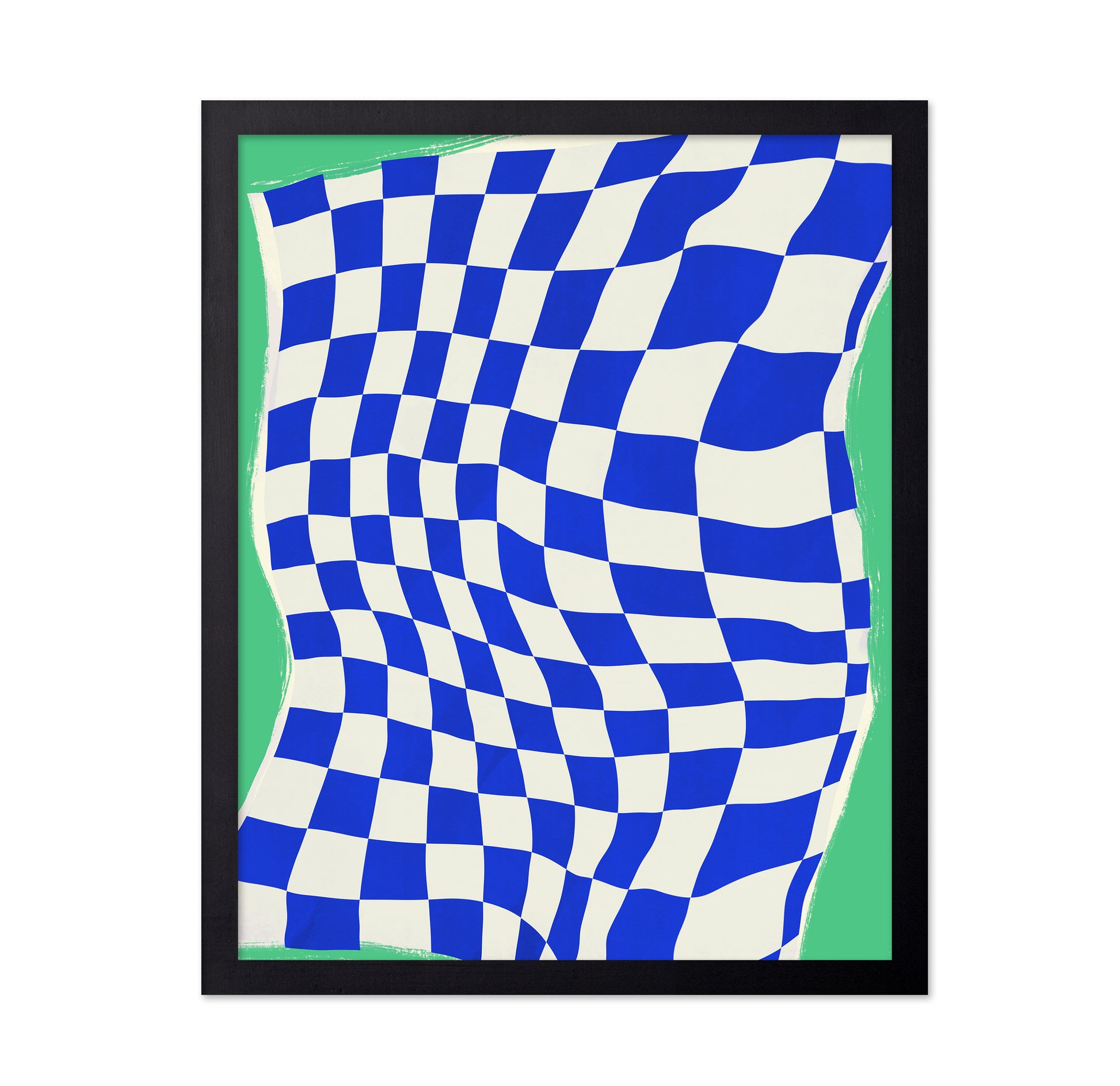Blue Checker Pattern
