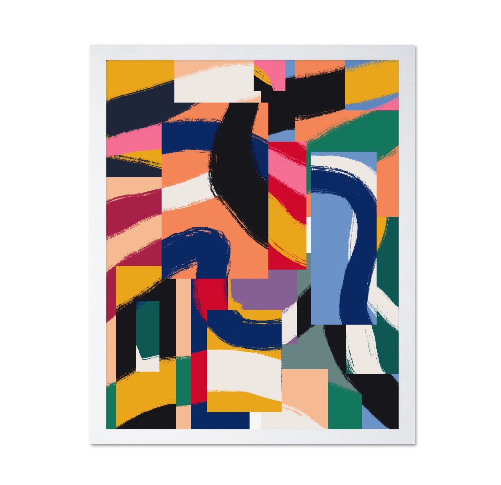 Shapes with Dynamic Brushstrokes