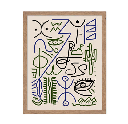 Line Art Bizarre Village Symbol