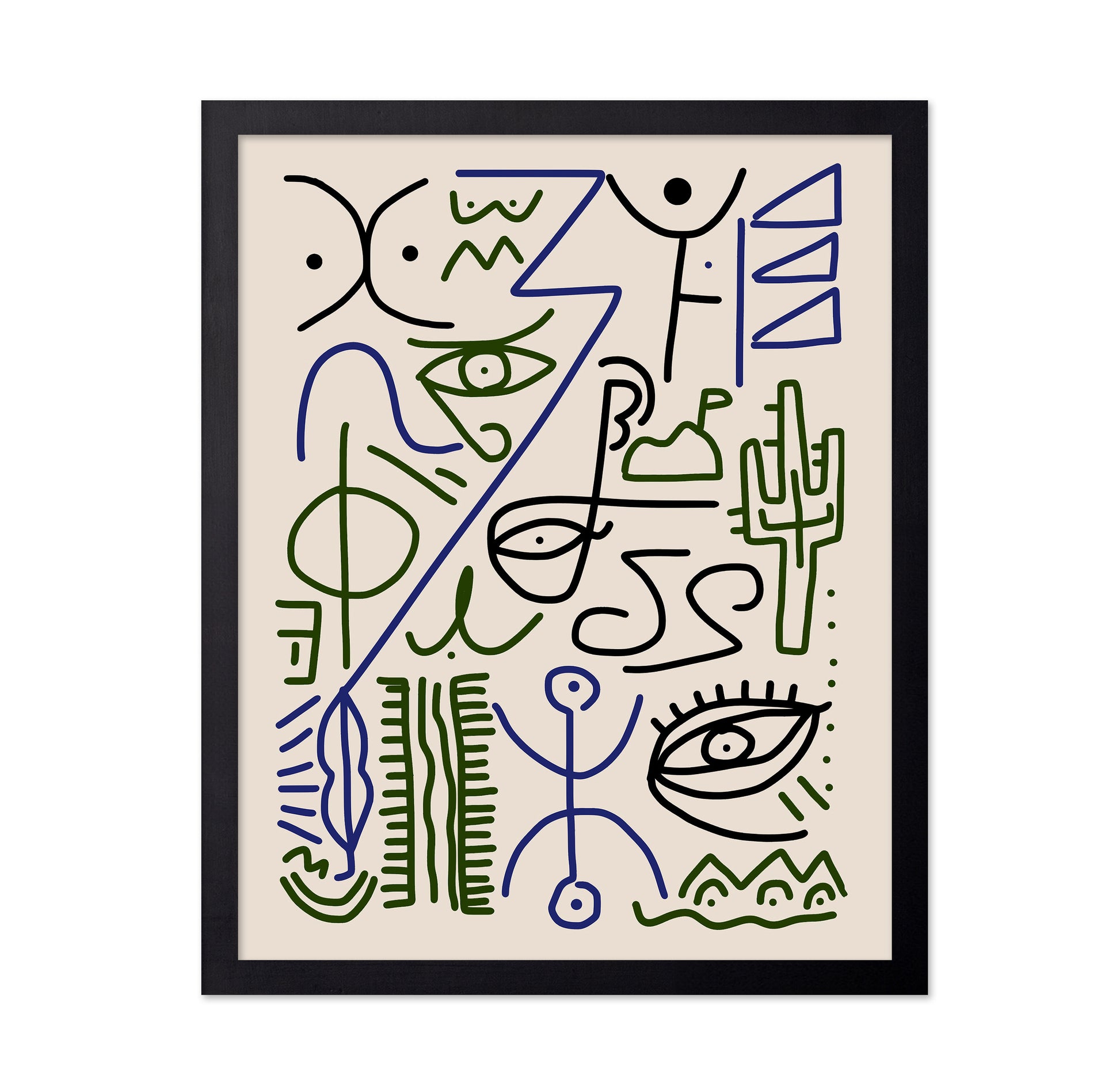 Line Art Bizarre Village Symbol
