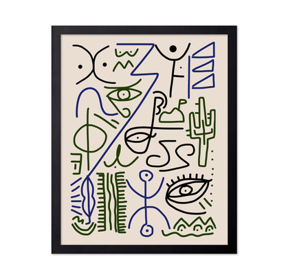 Line Art Bizarre Village Symbol