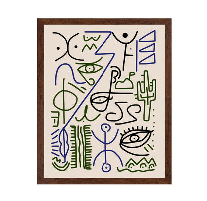 Line Art Bizarre Village Symbol
