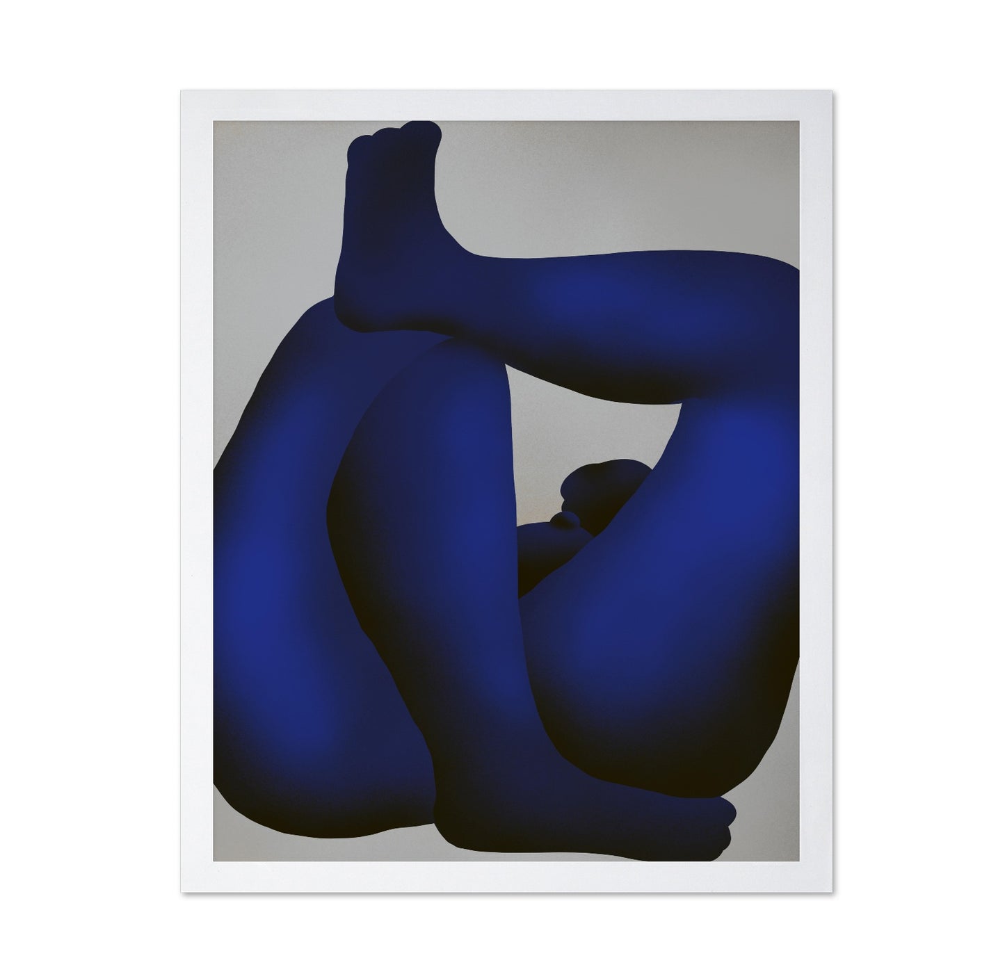 Blue Abstract Form