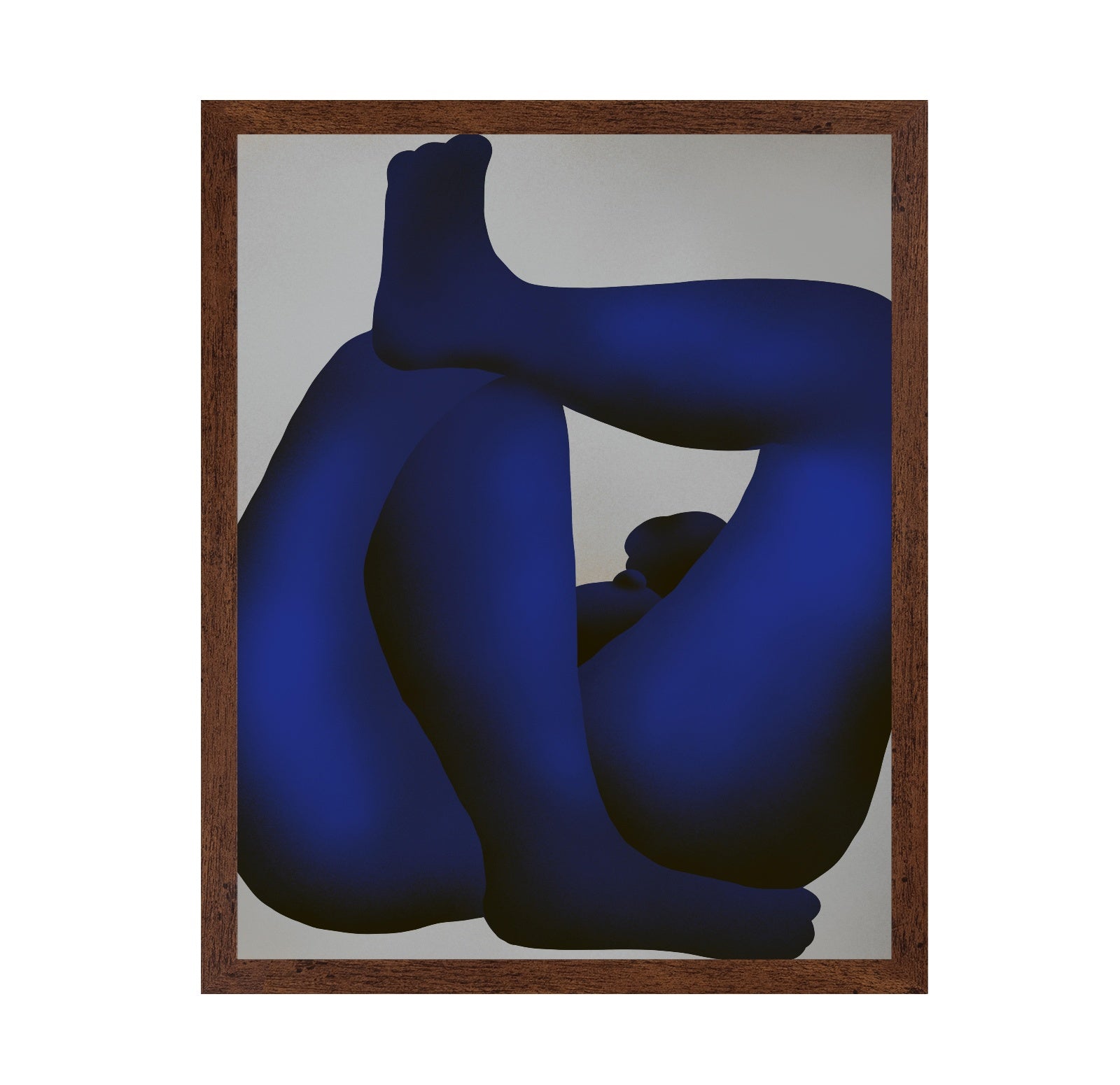 Blue Abstract Form
