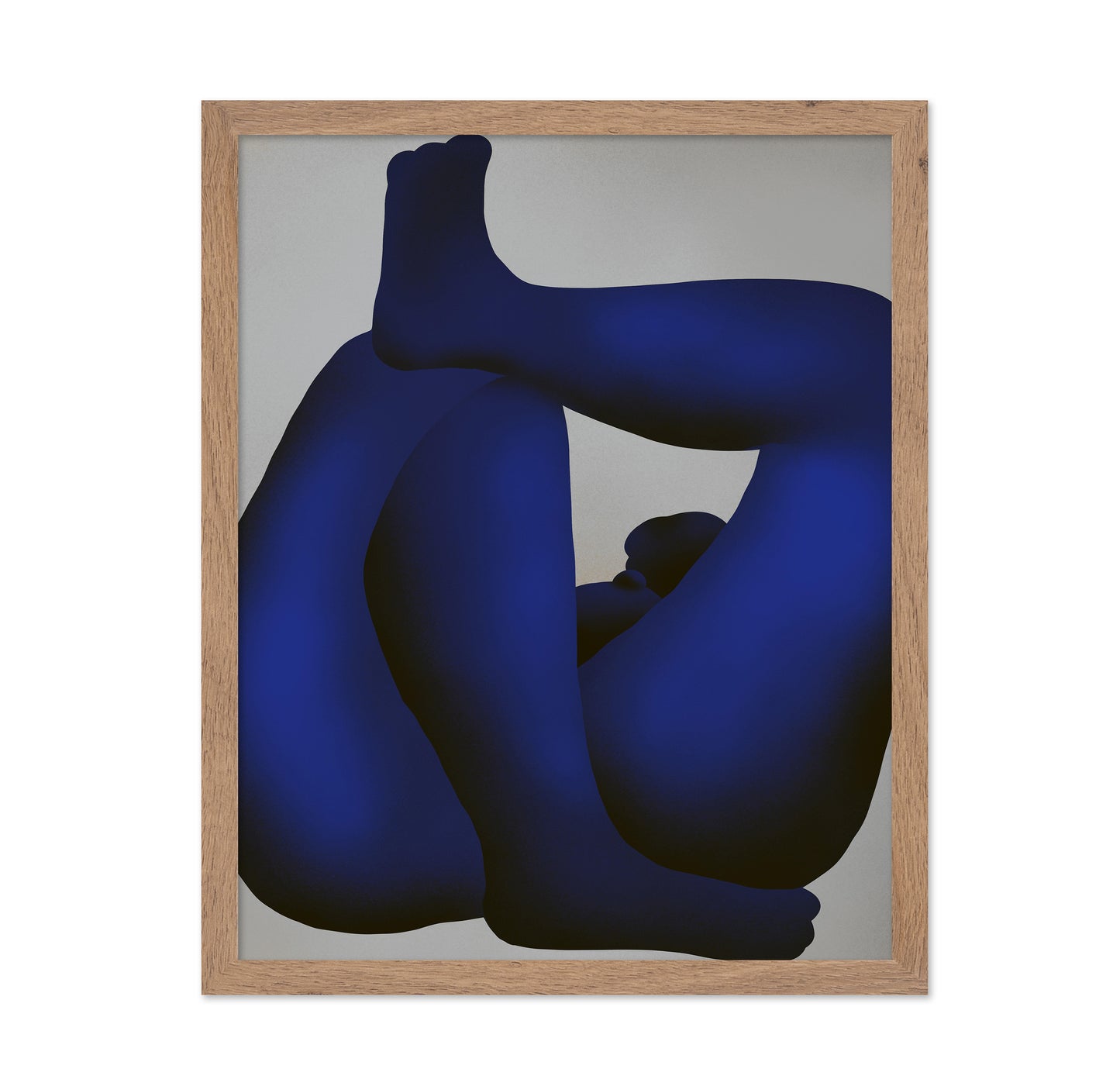 Blue Abstract Form