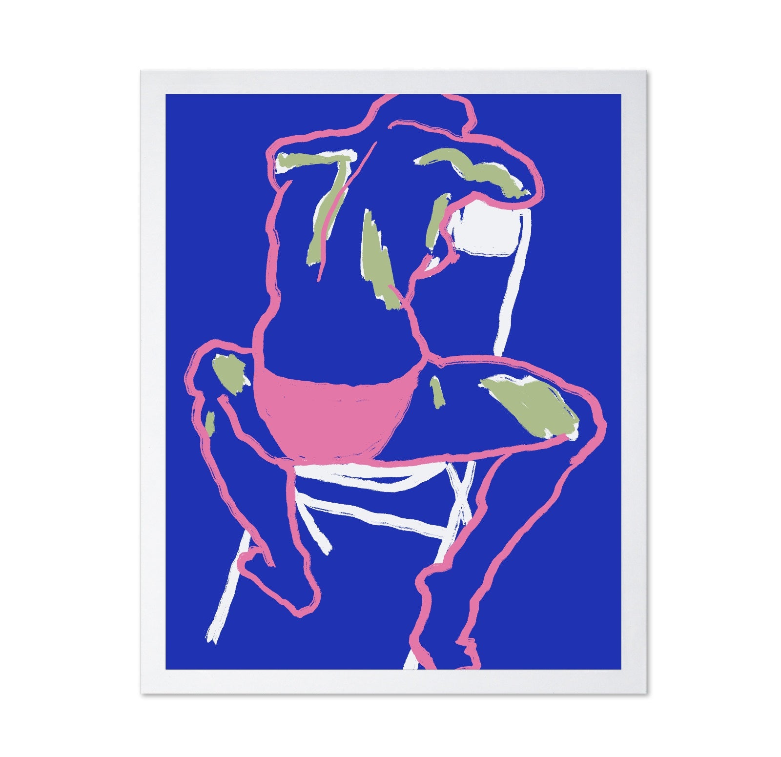 Blue Line Art