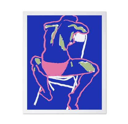 Blue Line Art