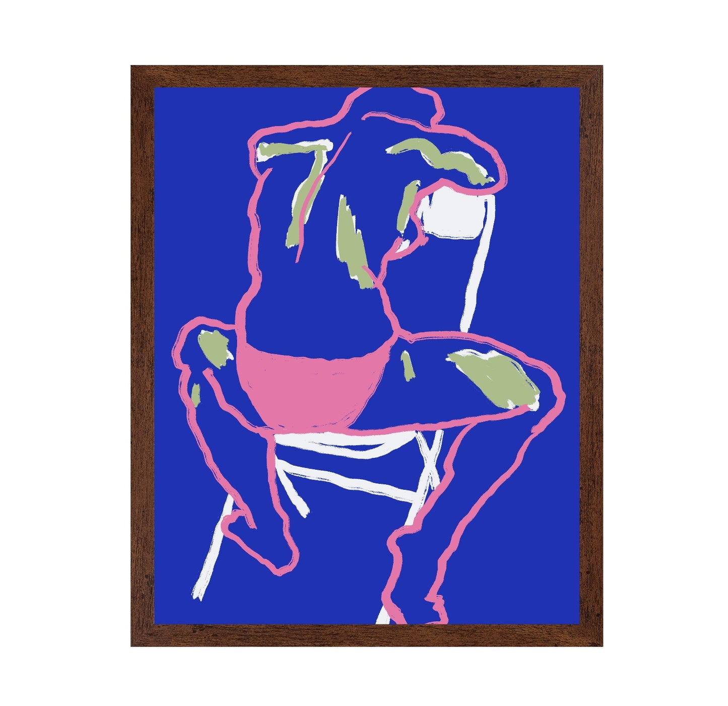 Blue Line Art