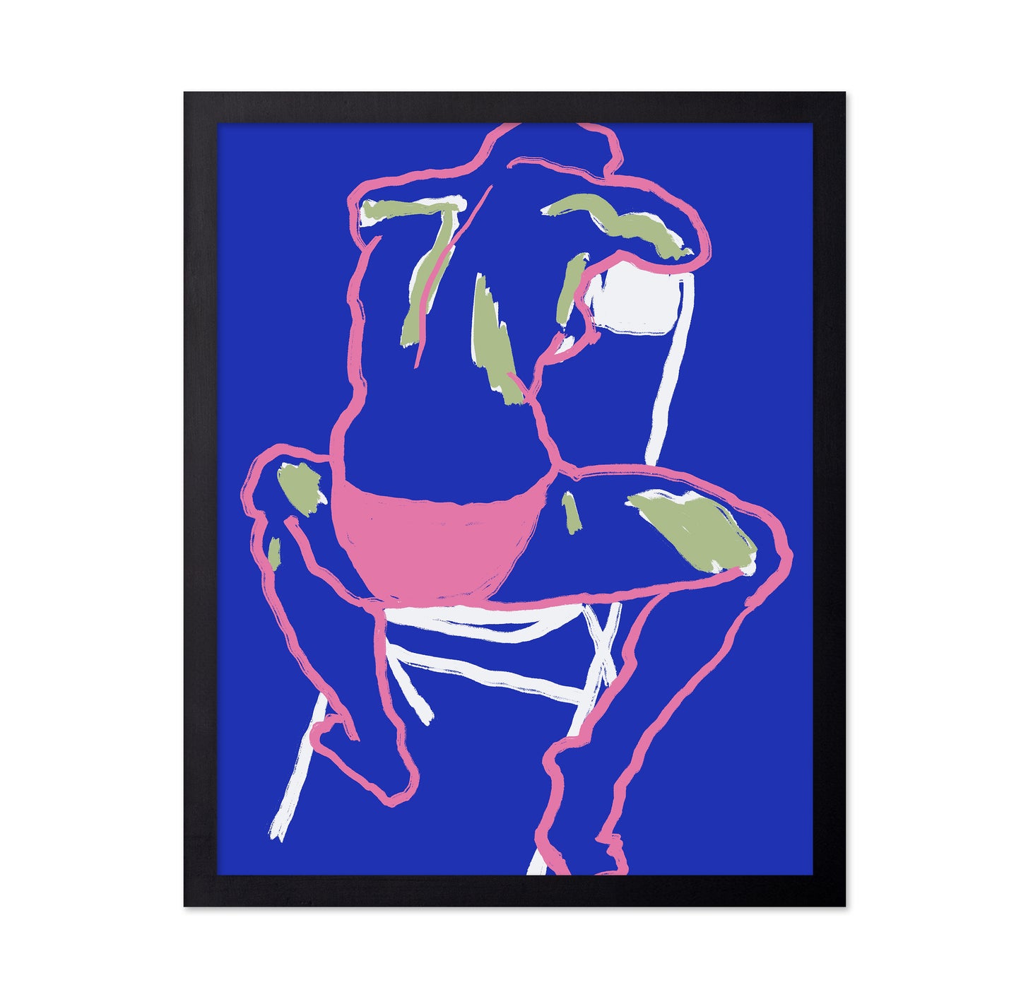 Blue Line Art
