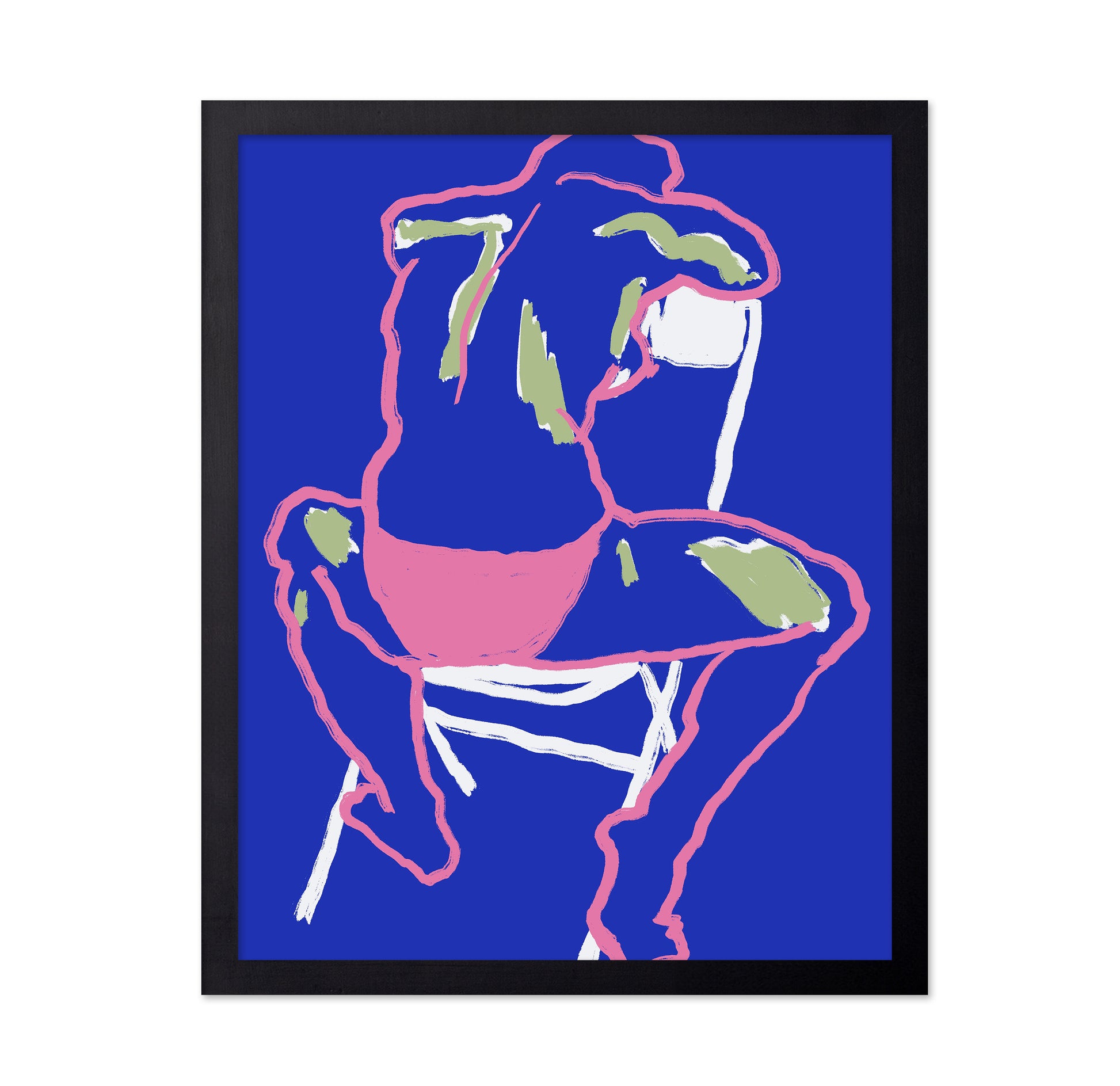 Blue Line Art