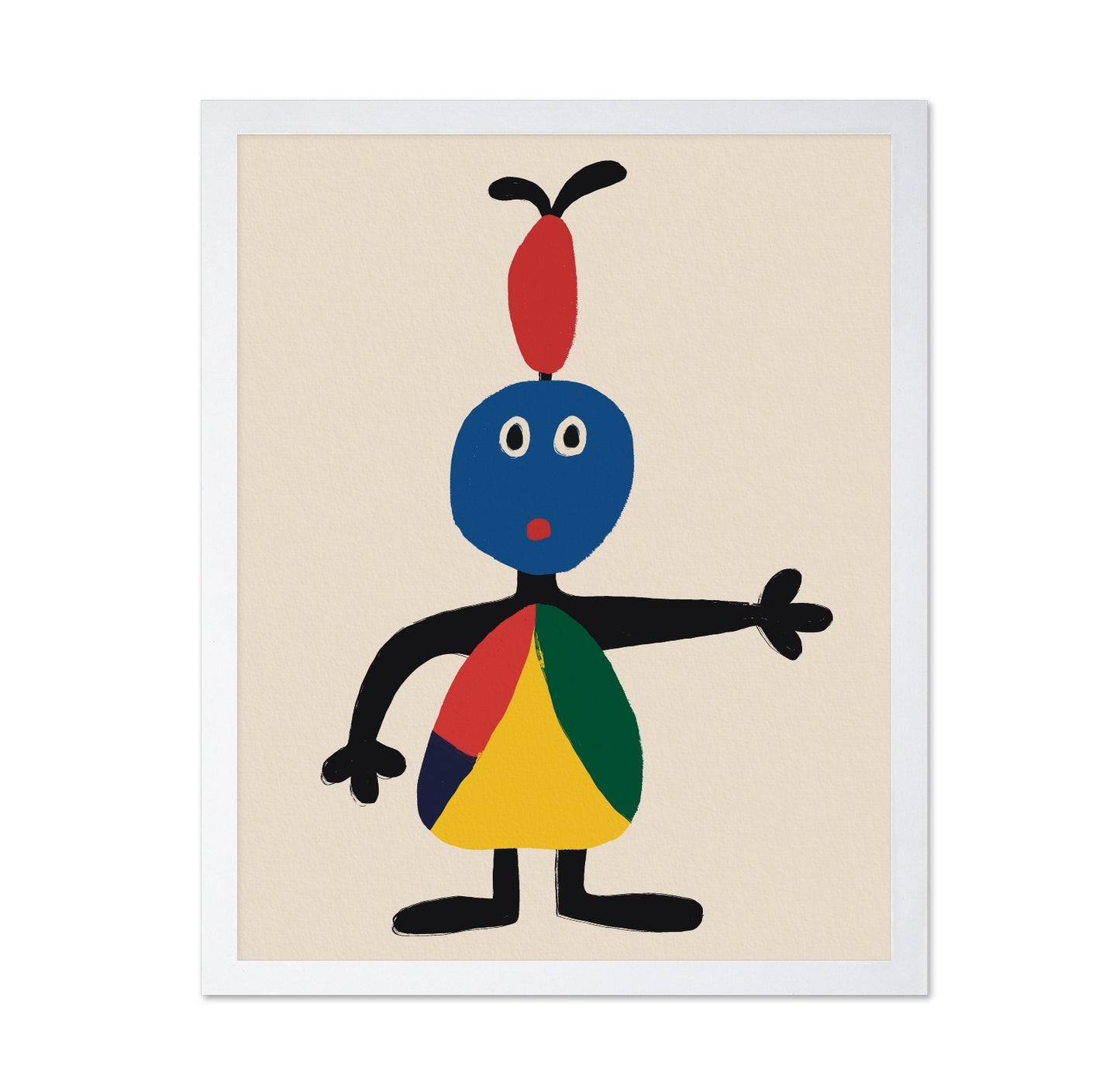 Abstract Figure With Vibrant Colors