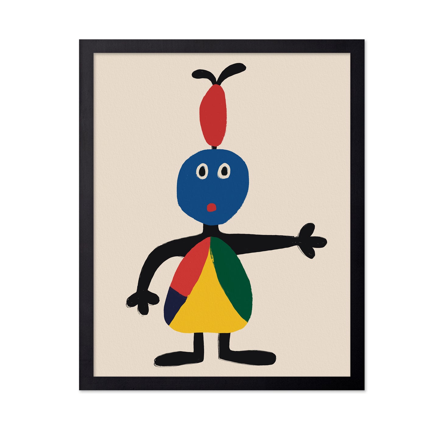 Abstract Figure With Vibrant Colors