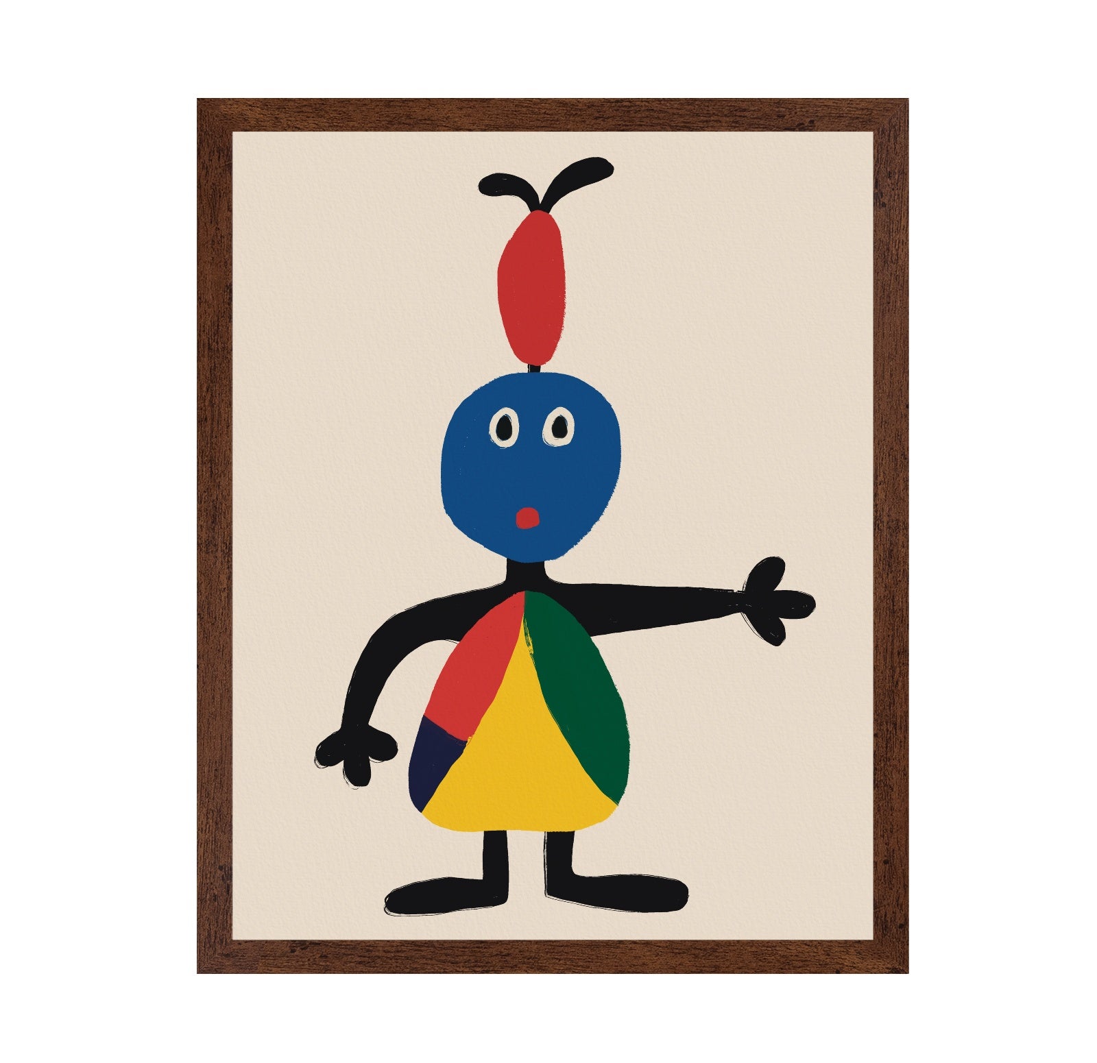 Abstract Figure With Vibrant Colors