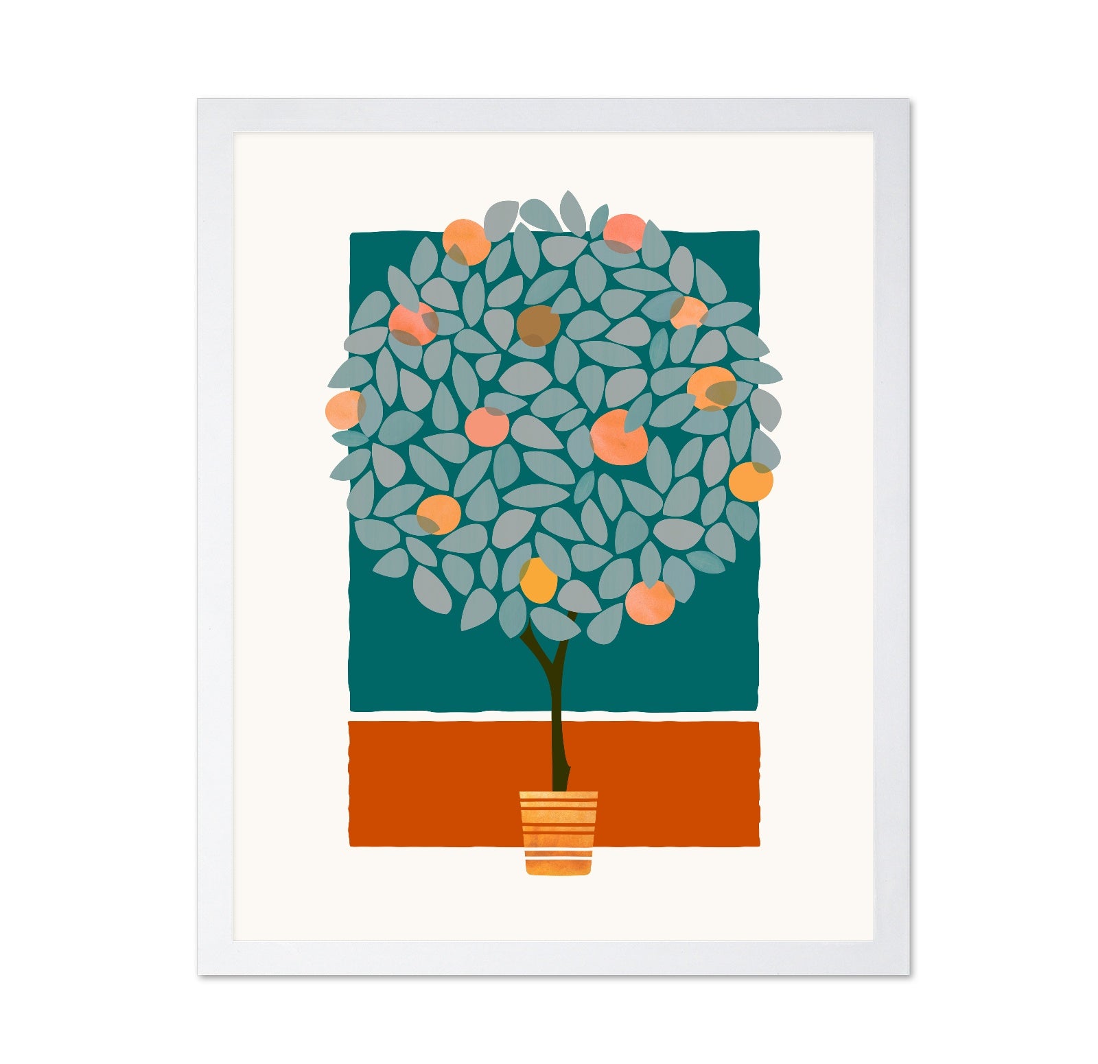 Orange Tree At Midnight
