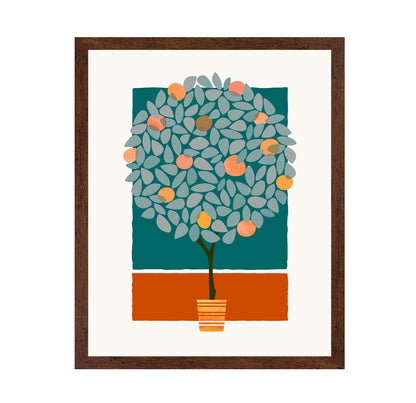 Orange Tree At Midnight